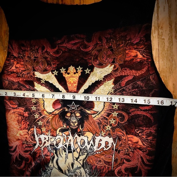 Rare Job For A Cowboy Vintage Heavy Metal/Death Metal/Deathcore Shirt 🤘🏽🔥 - Picture 4 of 5